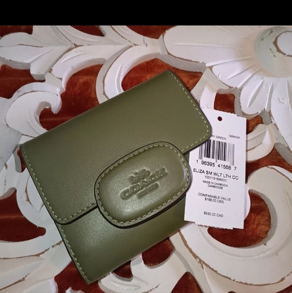 SOLD OUT ONLINE! COACH ELIZA FLAP CROSSBODY & ELIZA SMALL WALLET NWT - Picture 6 of 8